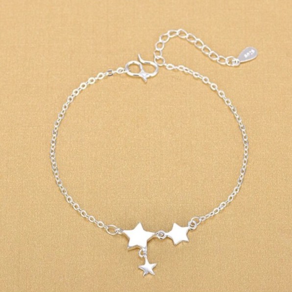[JTTJ07 Giảm 5k đơn 50k] Vòng Tay, Vòng Chân, LắcTay,Lắc Chân Bạc Nữ Cao Cấp, Phong Cách Hàn Quốc Hình Ngôi Sao Năm Cánh | BigBuy360 - bigbuy360.vn