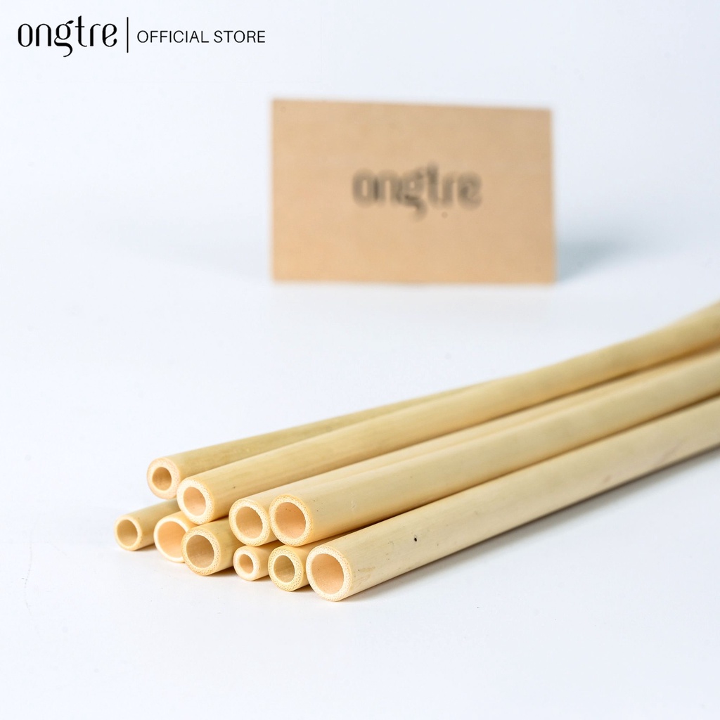 Mã LIFEM1 giảm 50k đơn 99k Ống hút Tre Xuất khẩu ONGTRE Bamboo Straws