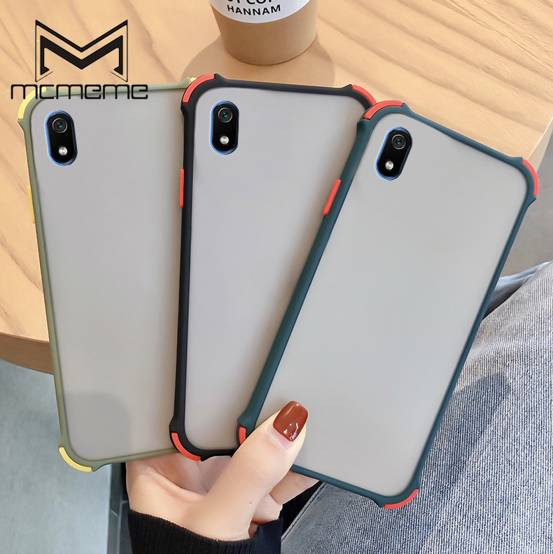 Ốp lưng Nhám chống sốc 4 góc Xiaomi Redmi 10A 9 9T 9A 9C 8A K30 K20 Note 6 Pro