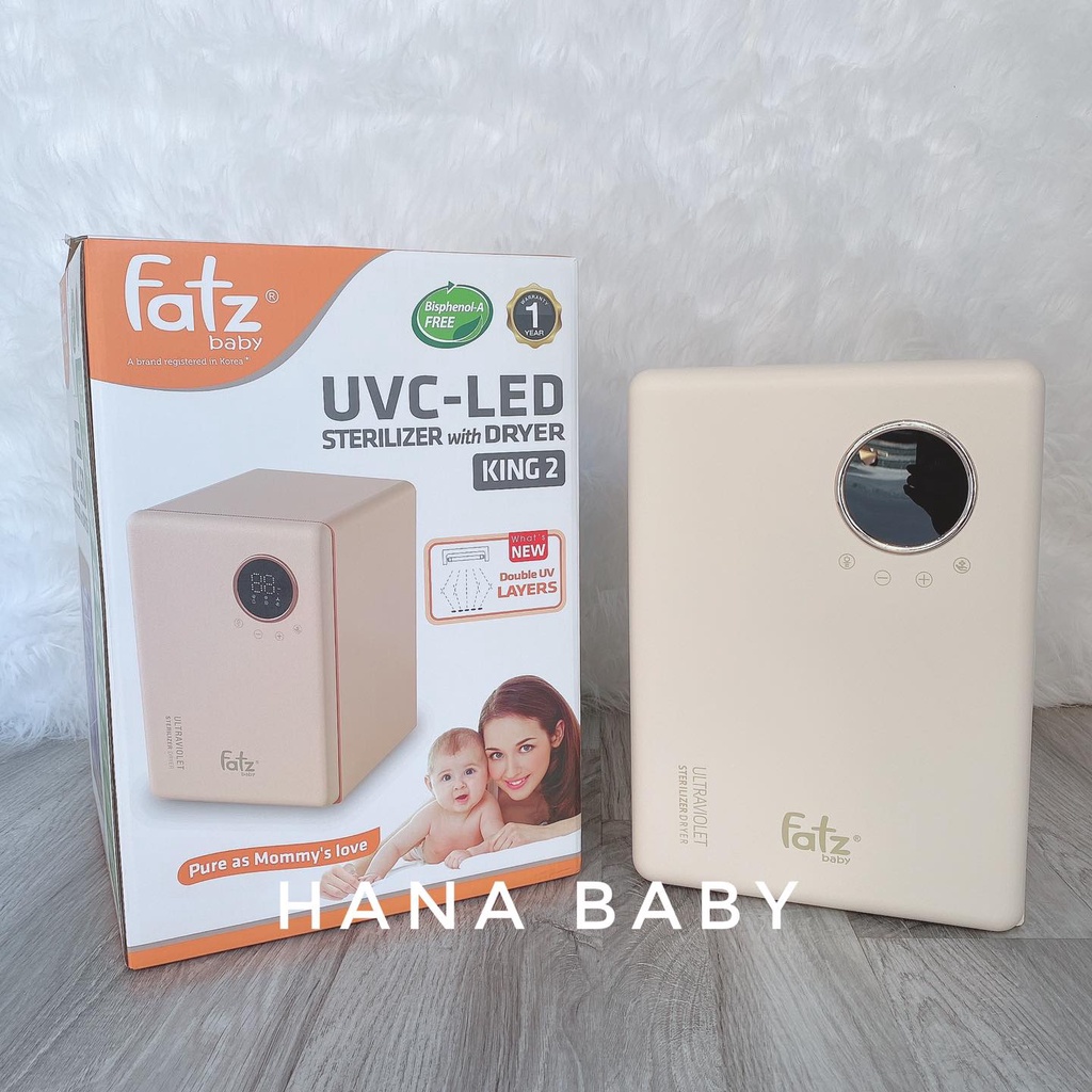 MÁY TIỆT TRÙNG SẤY KHÔ UVC LED FATZ BABY KING 2 FB4799BT