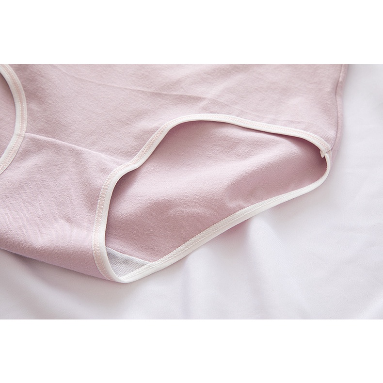Quần lót nữ cotton trơn cao cấp thoáng khí co giãn kháng khuẩn 220 - HaSong