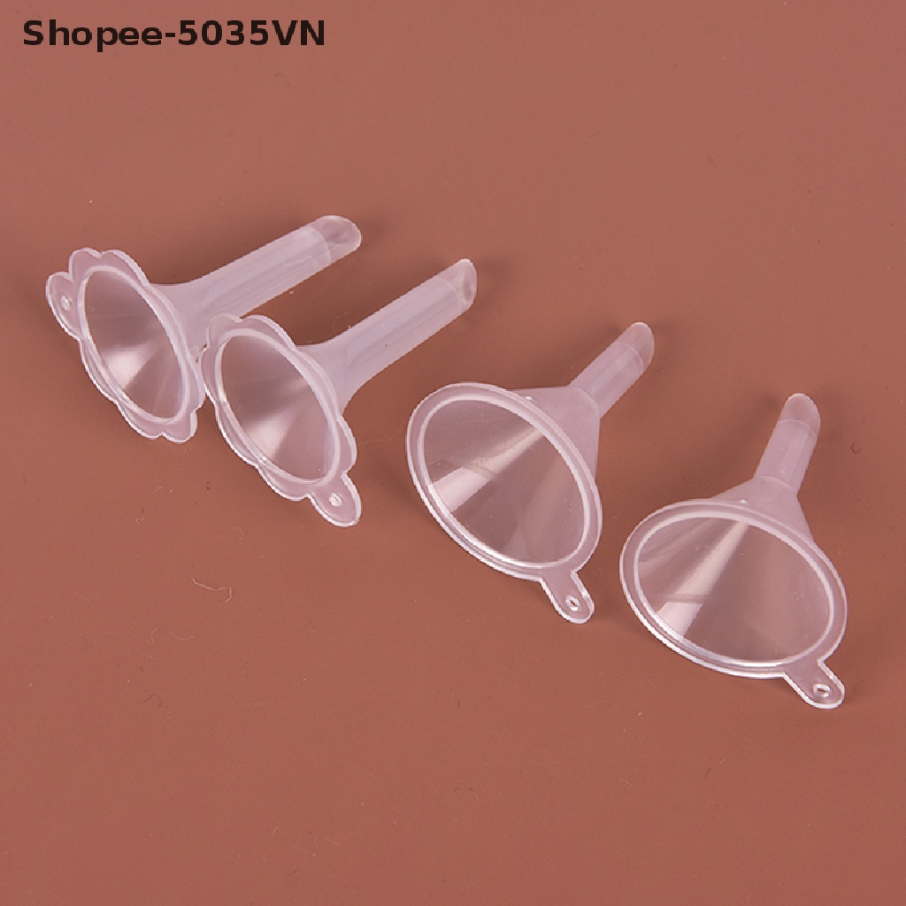 Set 2 Phễu Chiết Dung Dịch Mini Bằng Nhựa  Set 2 Phễu Nhựa Nhỏ Dễ Thương  Bộ 2 Mô Hình Nhựa Mini Thời Trang