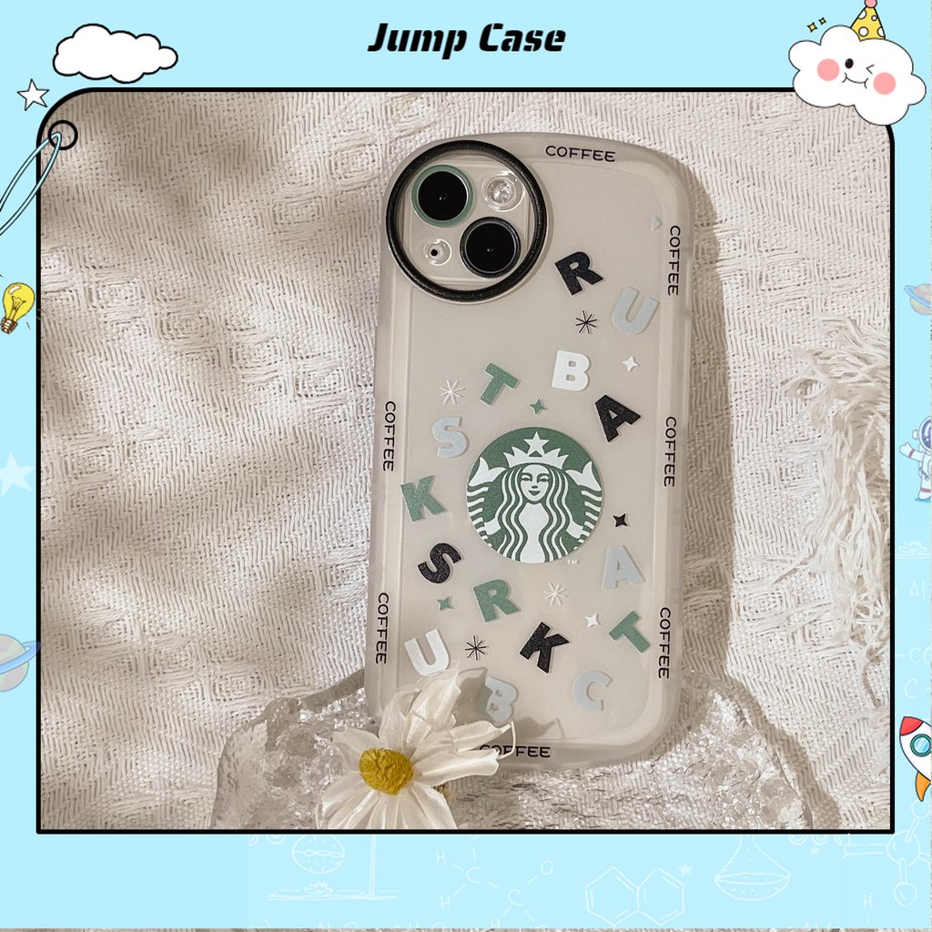 Ốp Điện Thoại TPU Bảo Vệ Bốn Góc Hình Starbucks Cho iPhone 11 13pro 13prm 12 7Plus xs 8Plus XR 7 8 XR 11pro xs Max 12Pro Max