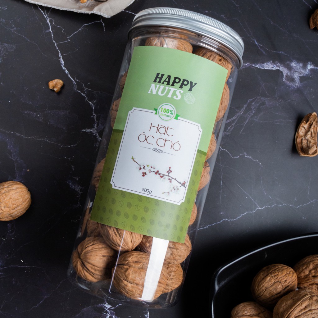 Hạt Óc Chó vàng - Nhập khẩu Mỹ - HAPPY NUTS - Hộp 400gr