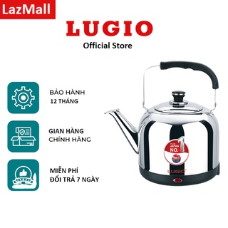 Ấm siêu tốc 5 lít inox còi báo động LUGIO LG-351ST
