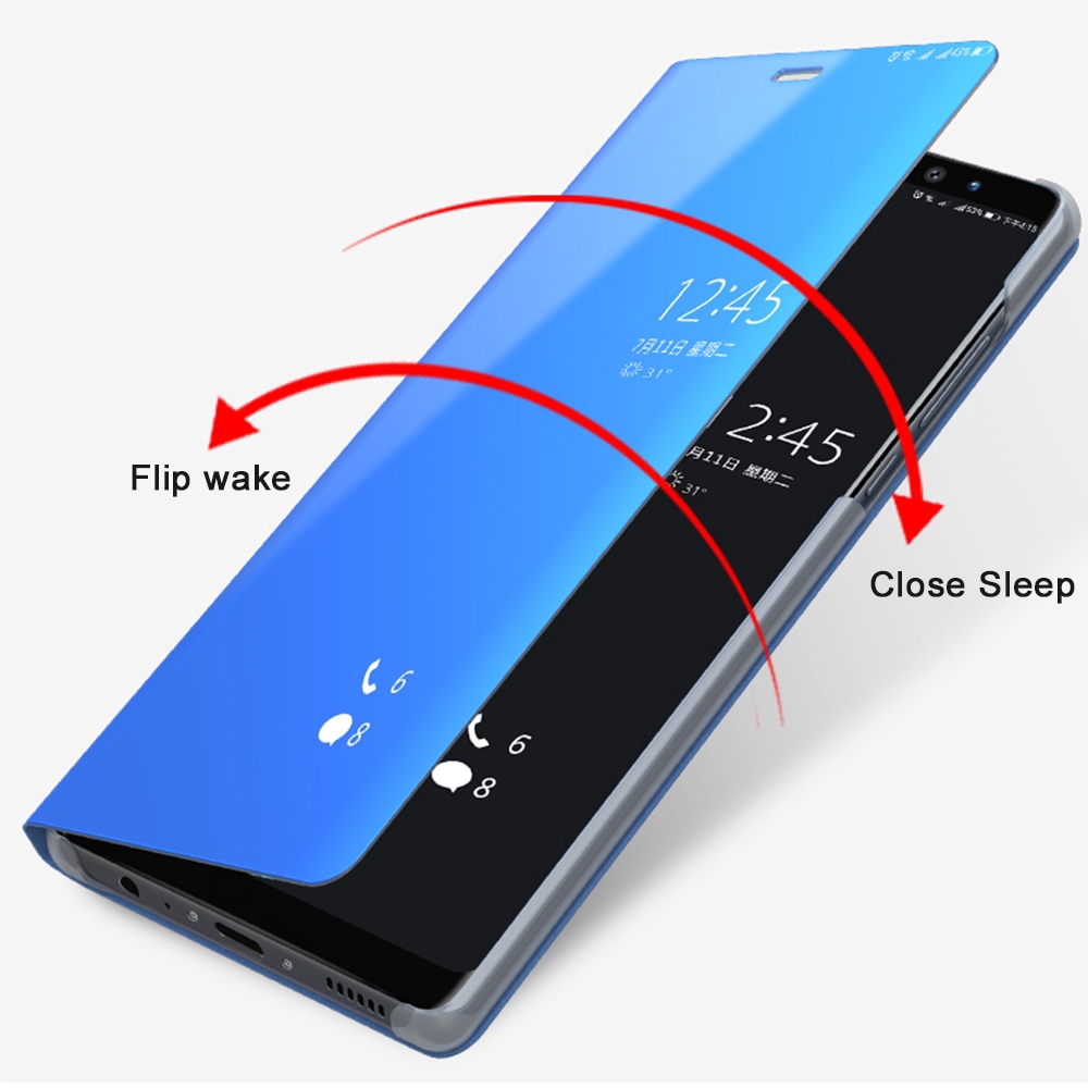 Ốp điện thoại nắp lật tráng gương kiểu dáng sang trọng cho SONY XZ XZ3 XZ4 /XPERIA SONY XZ5/XPERIA 5