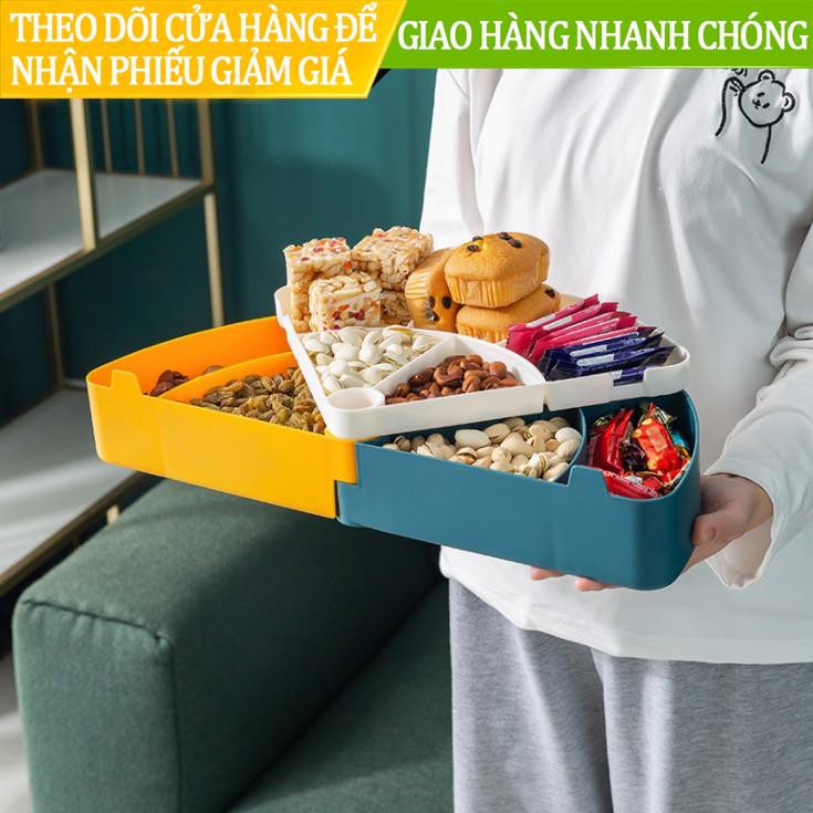 【ready stock】Khay mứt TẾT tiện lợi, bằng nhựa MT05