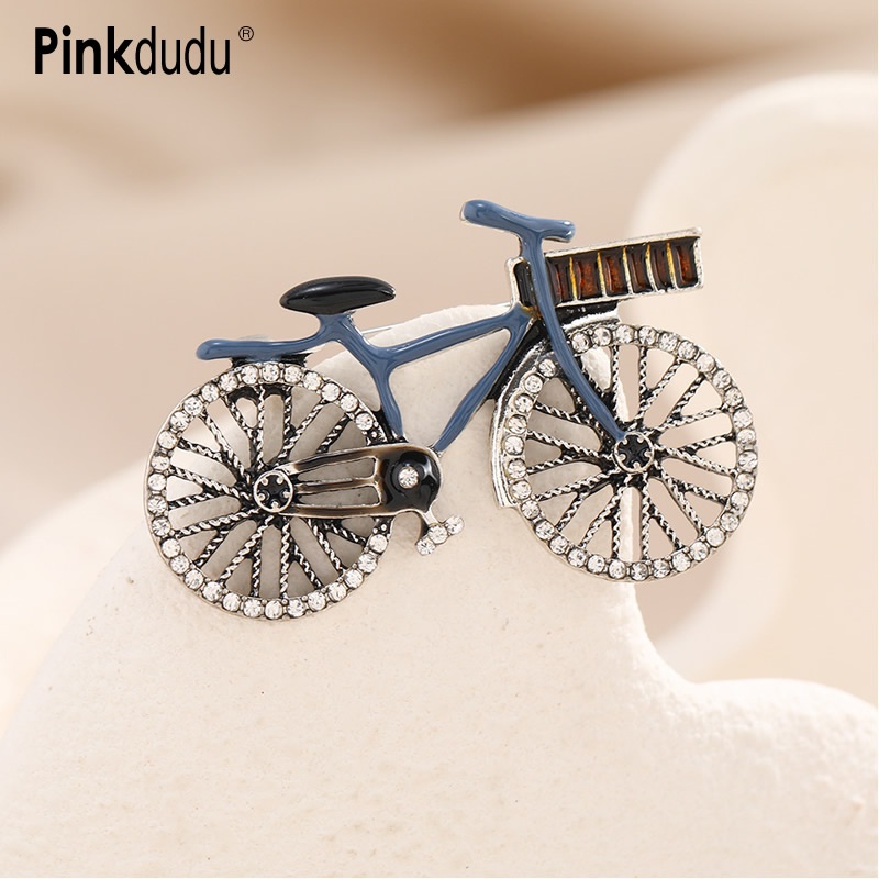 Ghim cài áo Pinkdudu PD757 hợp kim tùy chọn kiểu đính đá cổ điển thời trang