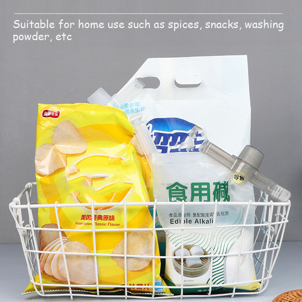 Kẹp Niêm Phong Túi Đựng Thức Ăn Bằng Nhựa Chống Ẩm Di Động Kèm Kẹp Lò Xo Tiện Dụng Cho Nhà Bếp