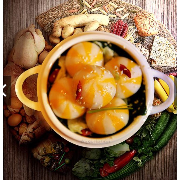 Viên thả lẩu bánh bao trứng cá/ nhím biển viên cam dùng nhúng lẩu, xiên que, chiên, hấp, nấu, xào