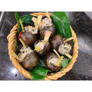 Ốc nhồi thịt đóng khay [ Hỏa tốc hà nội ] [ Hana Food ]
