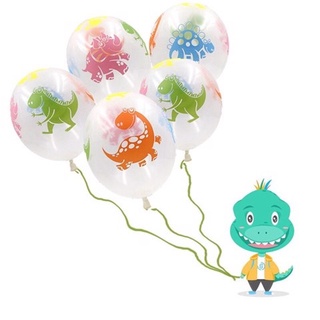 Bộ bong bóng cao su khủng long cho bé nhiều màu tnoi87