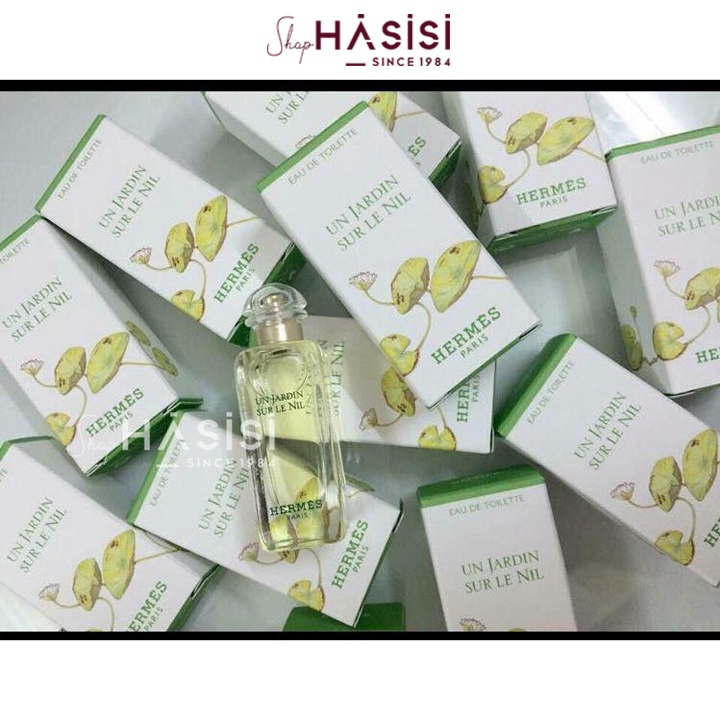 Nước Hoa Mini HERMES - Un Jardin Sur Le Nil EDT 7.5ml (Lá Sen)