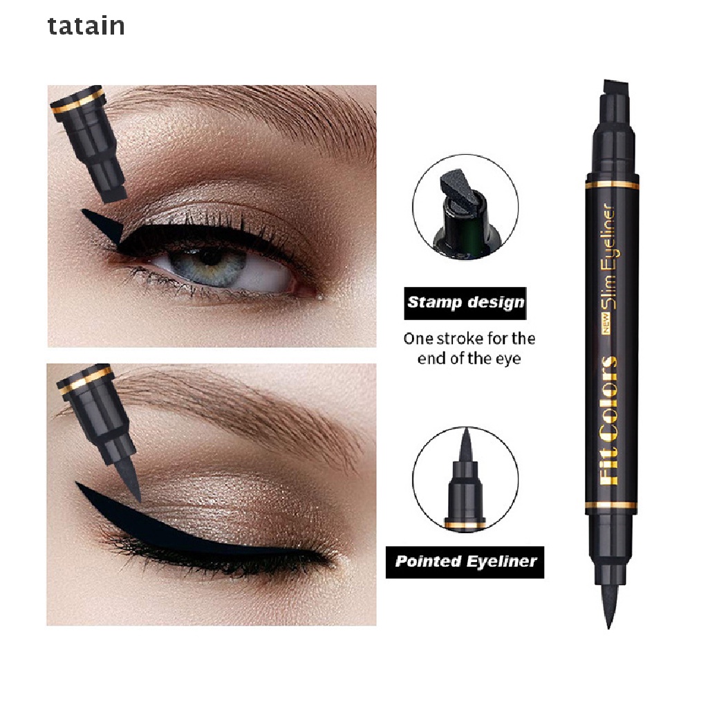 [Hàng mới về] Bút kẻ mắt lâu trôi hai đầu màu đen CVX