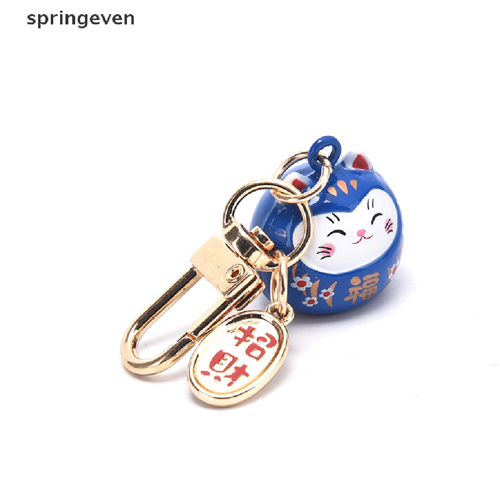 Móc Khóa Hình Mèo May Mắn Nhật Bản Dễ Thương