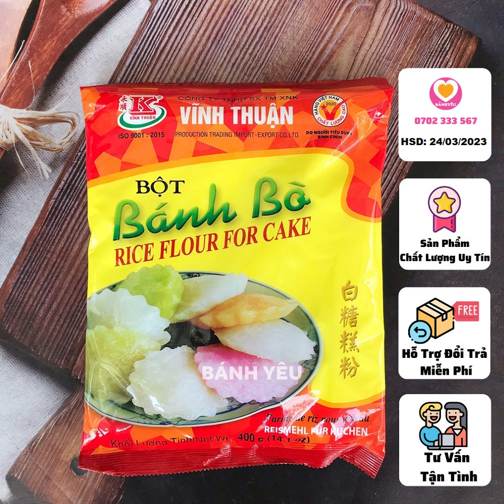 Bột bánh bò có men Vĩnh Thuận 400g - NL37