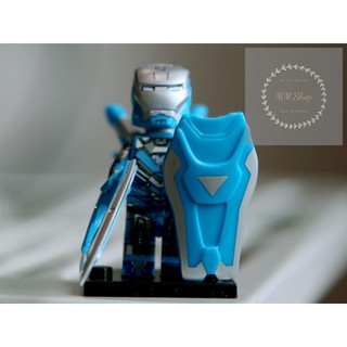 Mô hình iron man full amor xanh dương