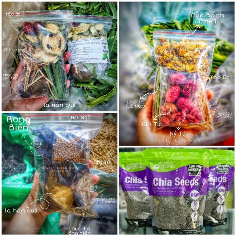 [Mã 267FMCGSALE giảm 8% đơn 500K] Các Set Nấu Nước Sâm Tự Chọn