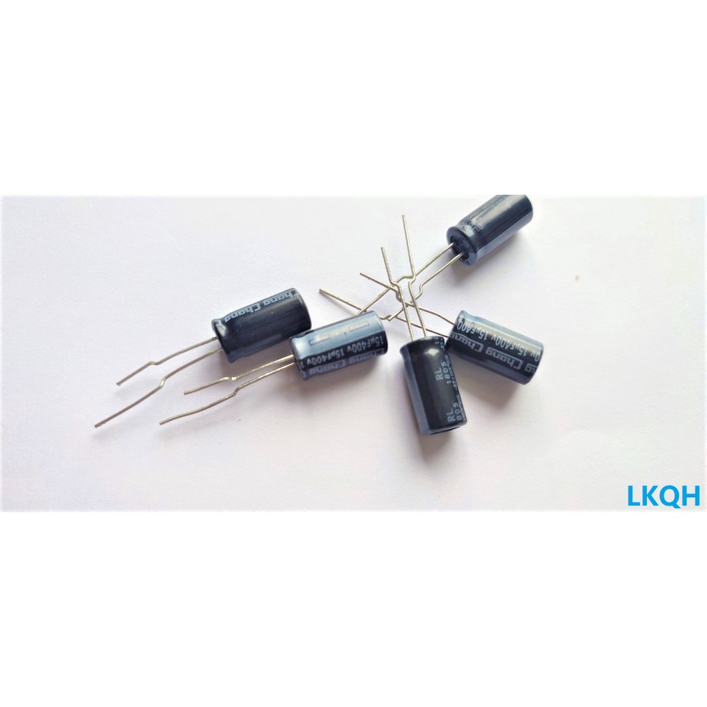 Tụ hóa 400V 15UF 8 x 16 mm loại tốt