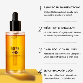 Tinh chất tái tạo da ngừa lão hoá Nacific Fresh Herb Origin Serum 50ml