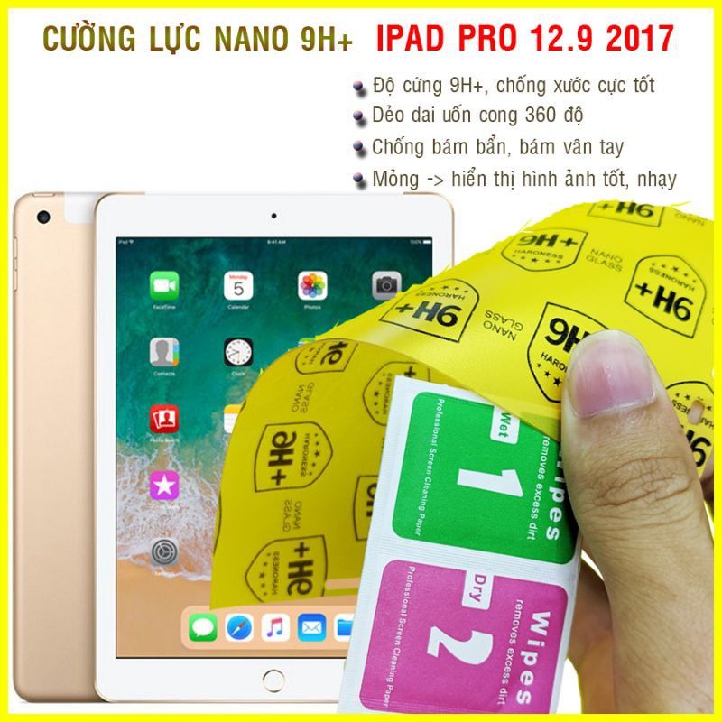 Dán cường lực dẻo nano iPad Pro 12.9 2017