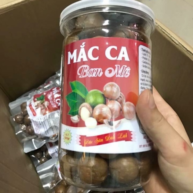 Macca sấy nứt tự nhiên