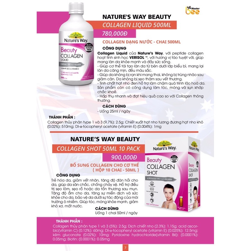 [CHÍNH HÃNG NHẬP KHẨU] Collagen dạng nước Natures Way Beauty Collagen shot 10 pack | BigBuy360 - bigbuy360.vn