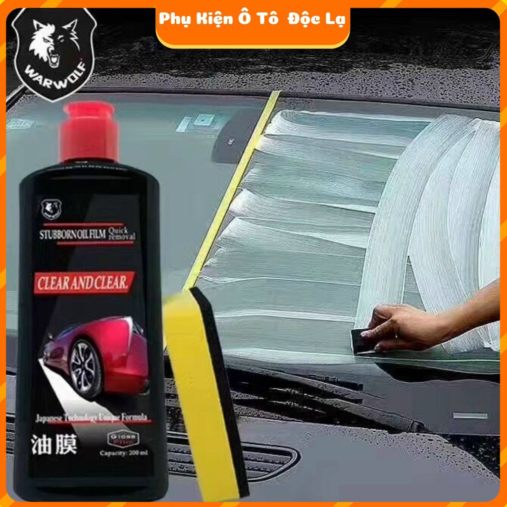 Dung dịch tẩy ố kính ô tô tại nhà, Tẩy cặn canxi, ố mốc kính, hiệu quả, tiết kiệm