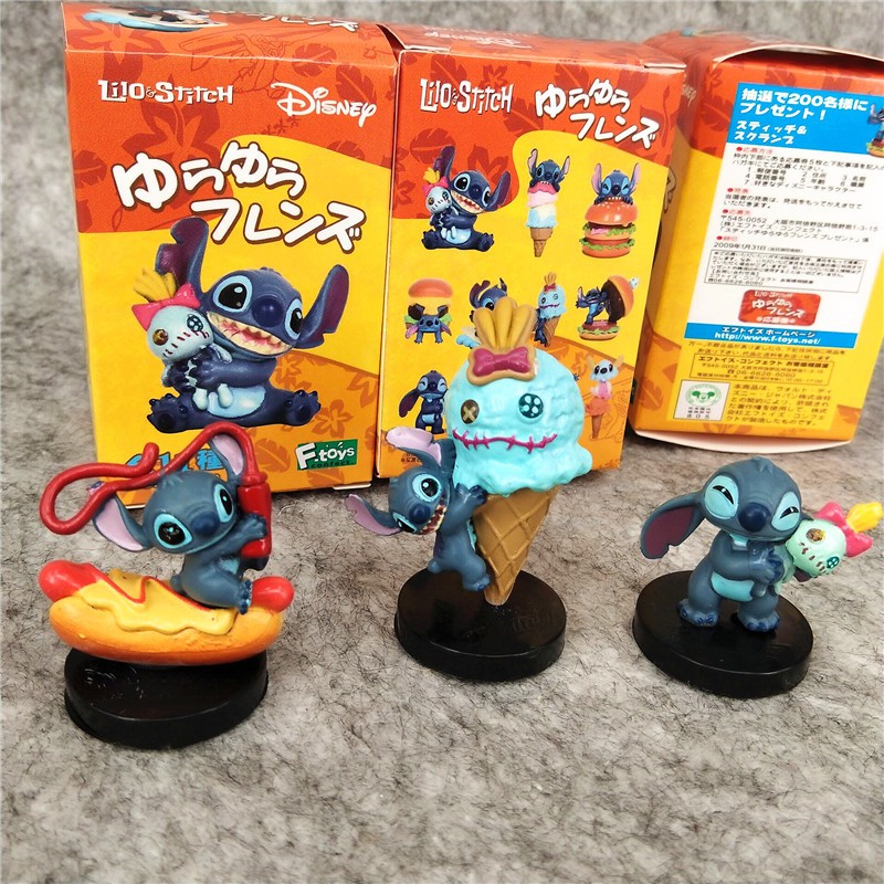 Set 11 Mô Hình Nhân Vật Phim Hoạt Hình Lilo &amp; Stitch Bằng Pvc