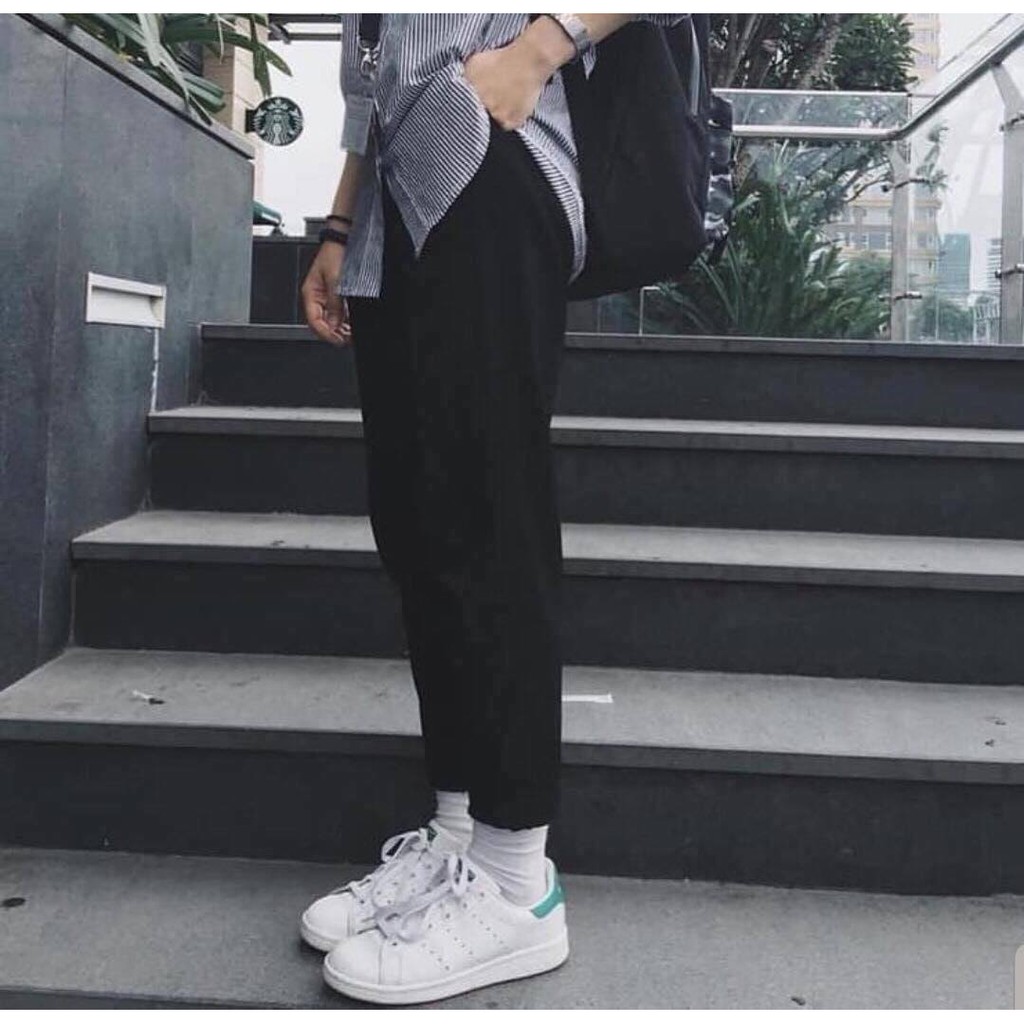 Quần baggy tây 9 tấc, cúc bọc, ko đỉa