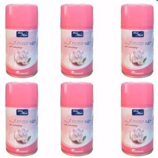 Combo 6 bình xịt nước hoa thơm phòng Aroma Hàn Quốc - Mùi Cafe dùng cho máy xịt tự động