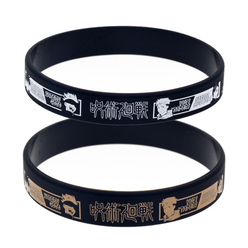 Vòng đeo tay silicon gel hóa trang nhân vật anime Jujutsu Kaisen độc đáo