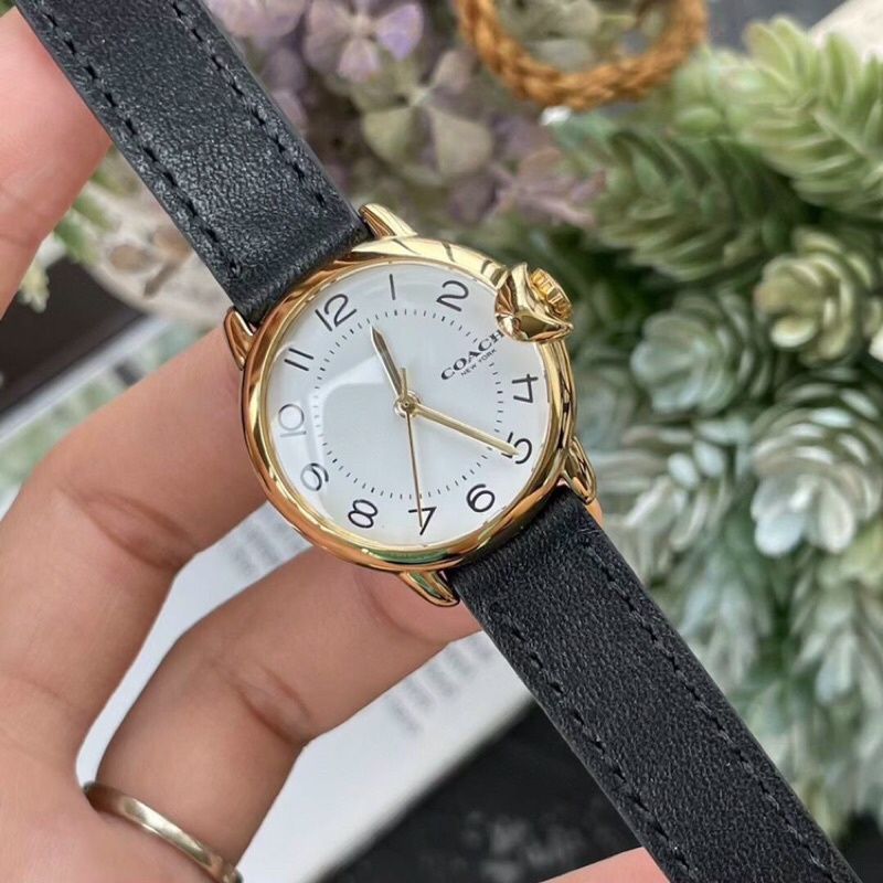 Đồng hồ nữ da mặt tròn Coach 30mm