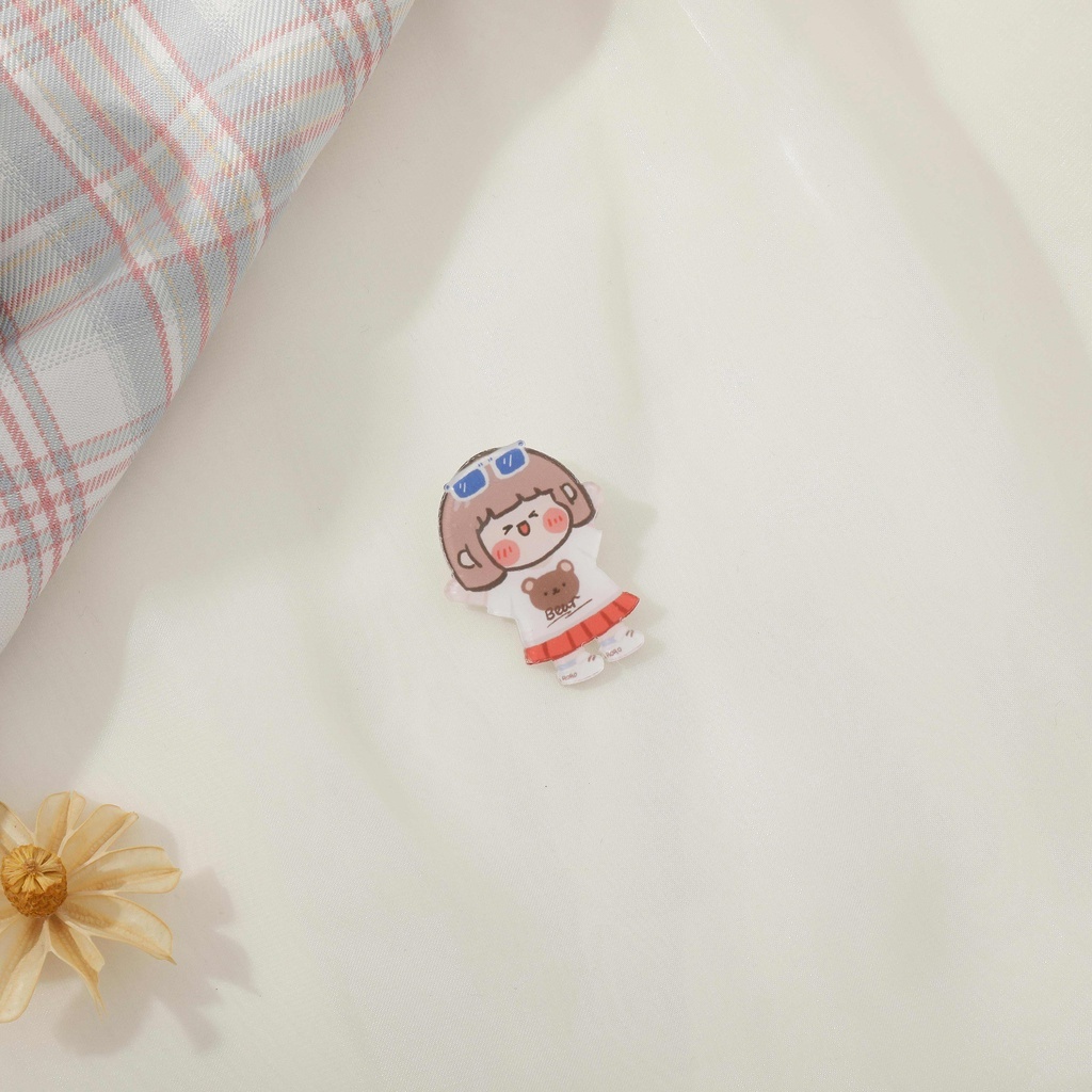 Chaika Kilter Ghim cài acrylic kiểu hoạt hình dễ thương CK727