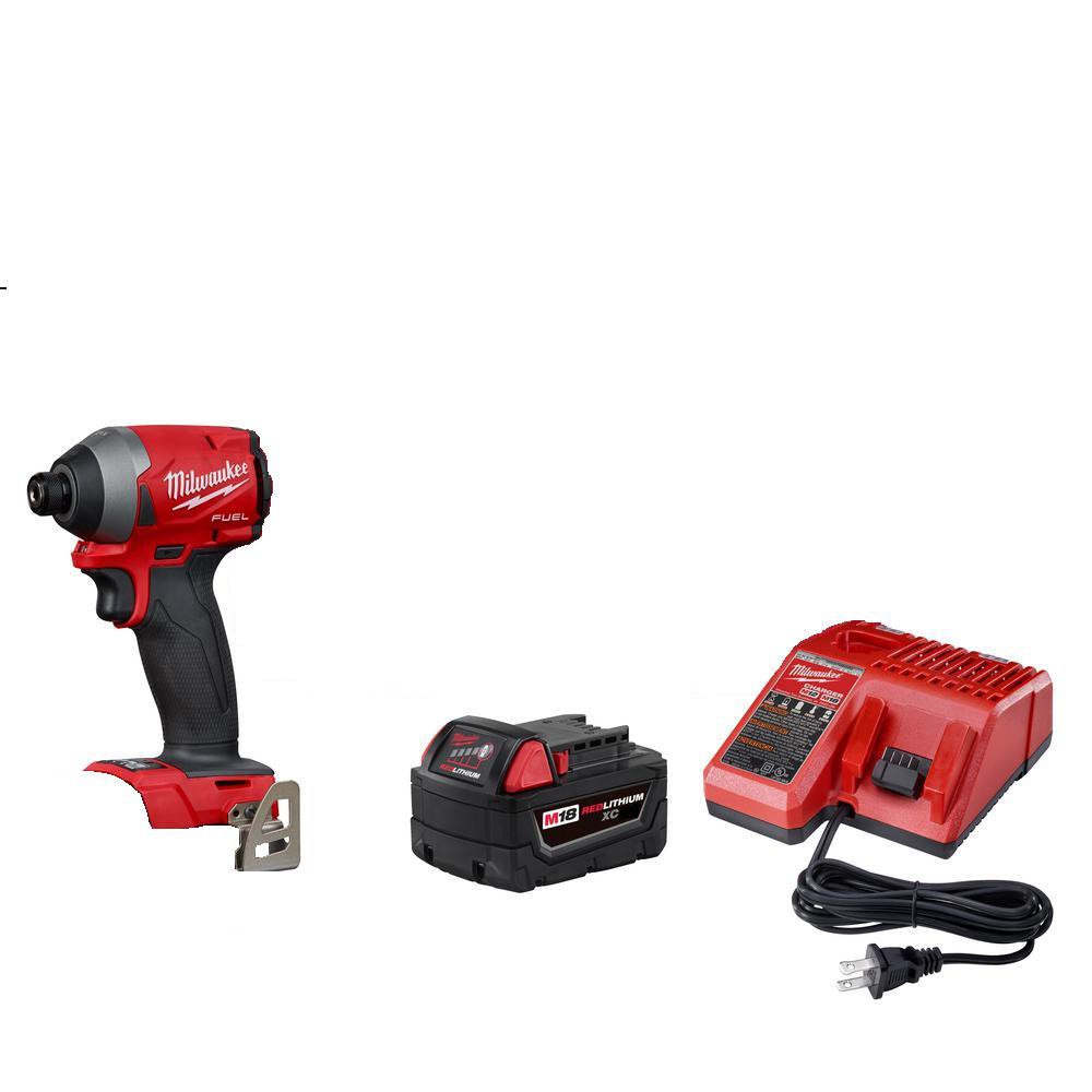 Bộ SP máy bắt vít Milwaukee 2853-20 gen 3, pin 18V 2Ah/ 4Ah và sạc nhập Mỹ mới 100%