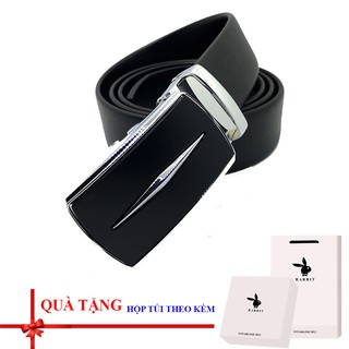 Thắt lưng/ dây nịt nam khóa tự động có hộp đựng + túi tặng kèm làm quà tặng