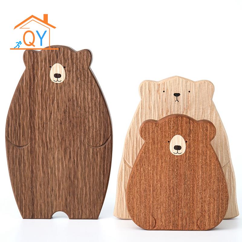 Thớt Gỗ Cắt Bánh Mì Hình Gấu Dễ Thương