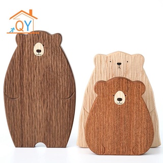 Thớt Gỗ Cắt Bánh Mì Hình Gấu Dễ Thương