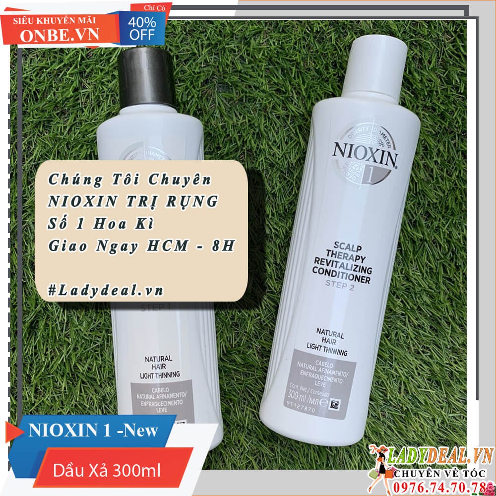 NIOXIN 1 | Dầu xả ngăn rụng tóc Nioxin số 1 - 300ml