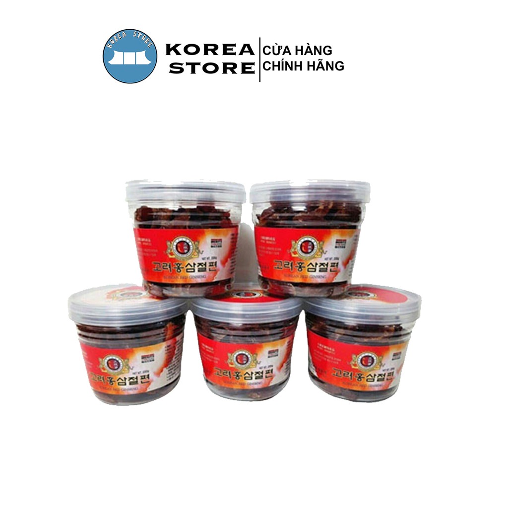 [Hàng Chính Hãng]Sâm lát tẩm mật ong hộp nhựa Hàn quốc 6 năm tuổi KoreaStore