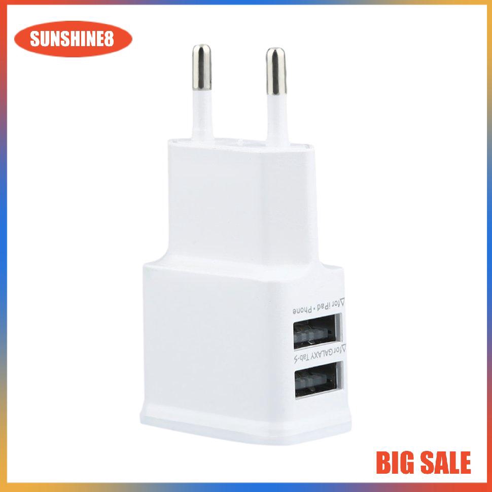 Củ Sạc 2 Cổng Usb 5v 2a Cho Điện Thoại Máy Tính Bảng