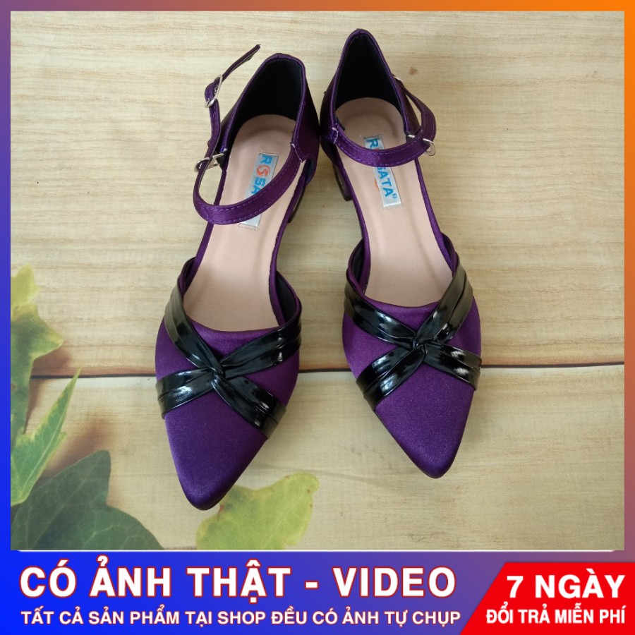 [ẢNH THẬT - FREE SHIP] Giày Sandal Bệt nữ cao cấp ROSATA RO204 - HÀNG VIỆT NAM - BKSTORE