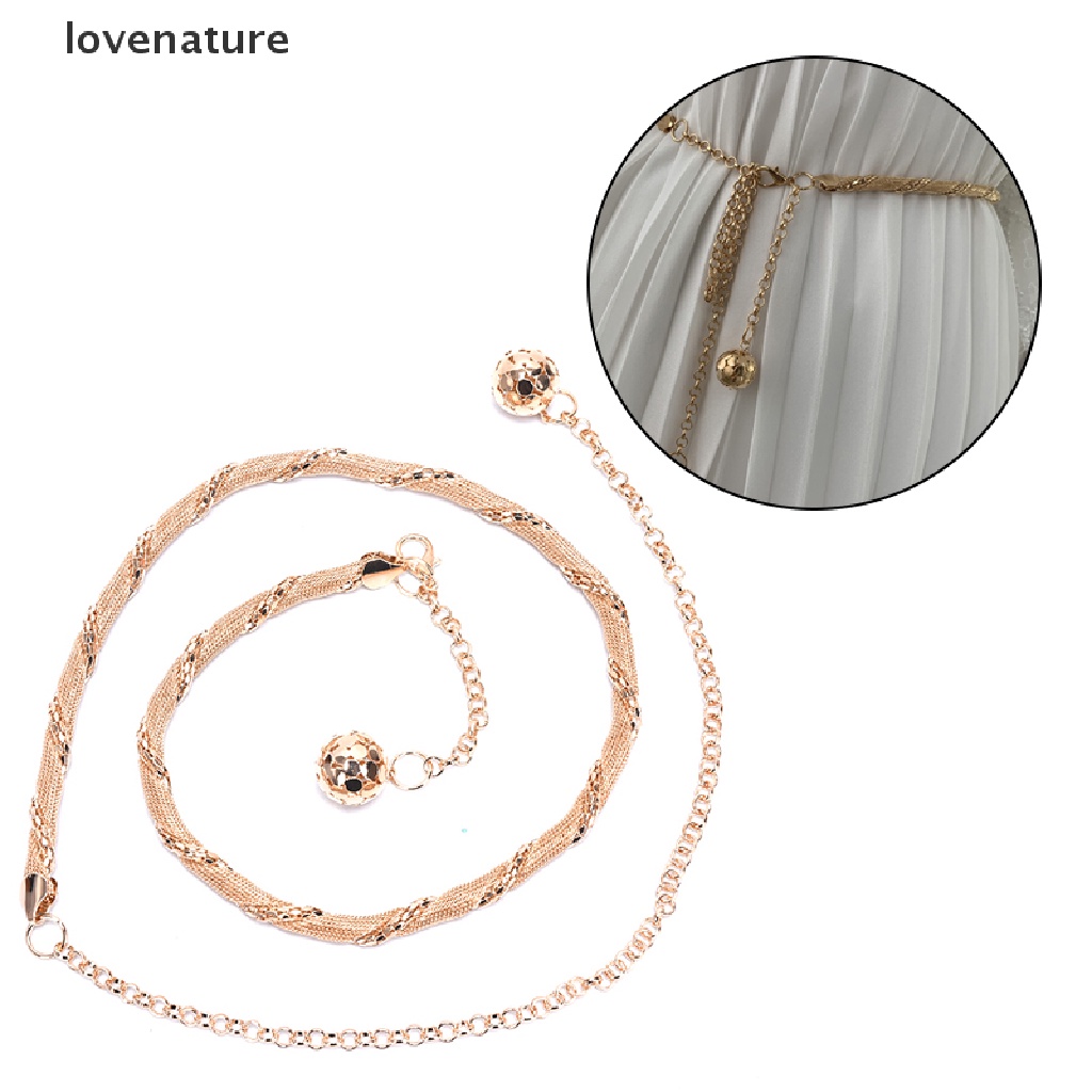 <lovenature> New Metal Dress Belt Women Waistband Chain Fashion [HOT SALE]