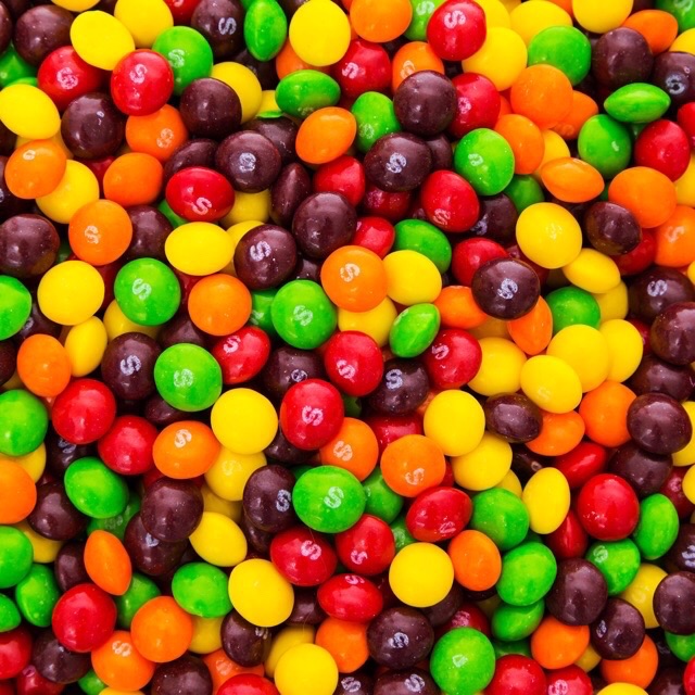 Kẹo trái cây skittles hũ