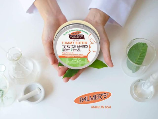 [Mẫu mới] Kem bơ ngăn ngừa và giảm rạn Palmer's Tummy Butter Stretch Marks 125g chính hãng USA