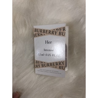 Vial nước hoa Burberry Bu Her EDP bản mới ra