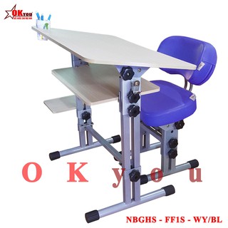 Bàn ghế học sinh thông minh okyou nbghs ff1s – wy - bl