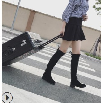 Bốt đùi da lộn cổ cao đến đầu gối 3p xịn đẹp hàng cao cấp | BigBuy360 - bigbuy360.vn