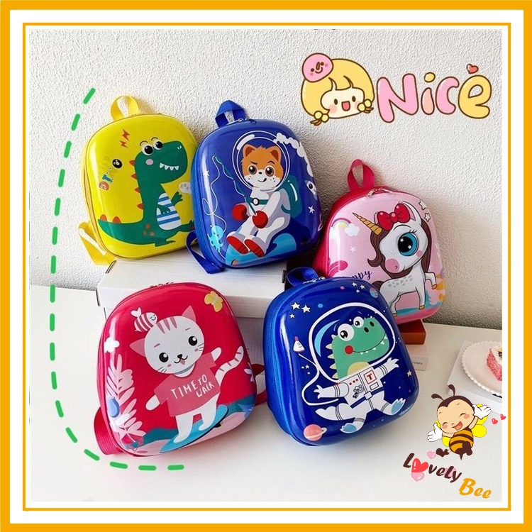 Balo trứng chống gù, chống nước, chống va đập, siêu nhẹ cho bé - Balo mầm non cho bé đi học với nhiều hình siêu kute