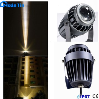 Đèn pha Led trang trí chiếu rọi cột ngoài trời Led 10W 220V SV1631 Ngân Tin (Ánh sáng vàng)